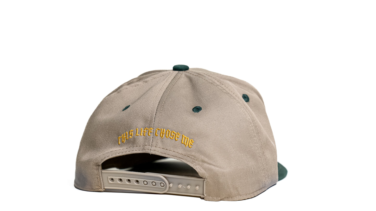 Beige and Gold TDC Snapback