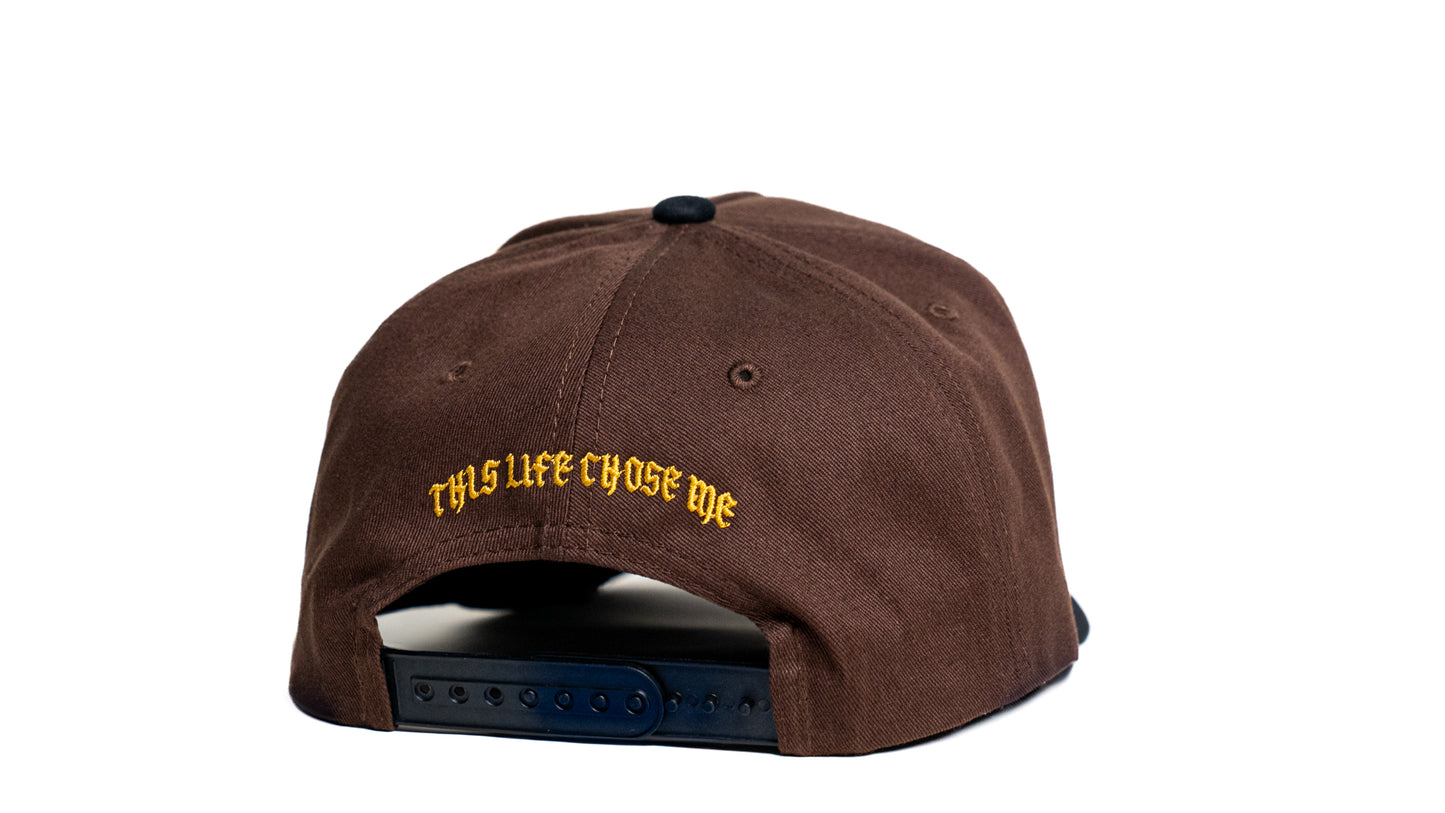 Brown and Gold TDC Snapback
